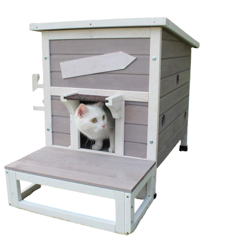 Rockever Outdoor Cat Shelter